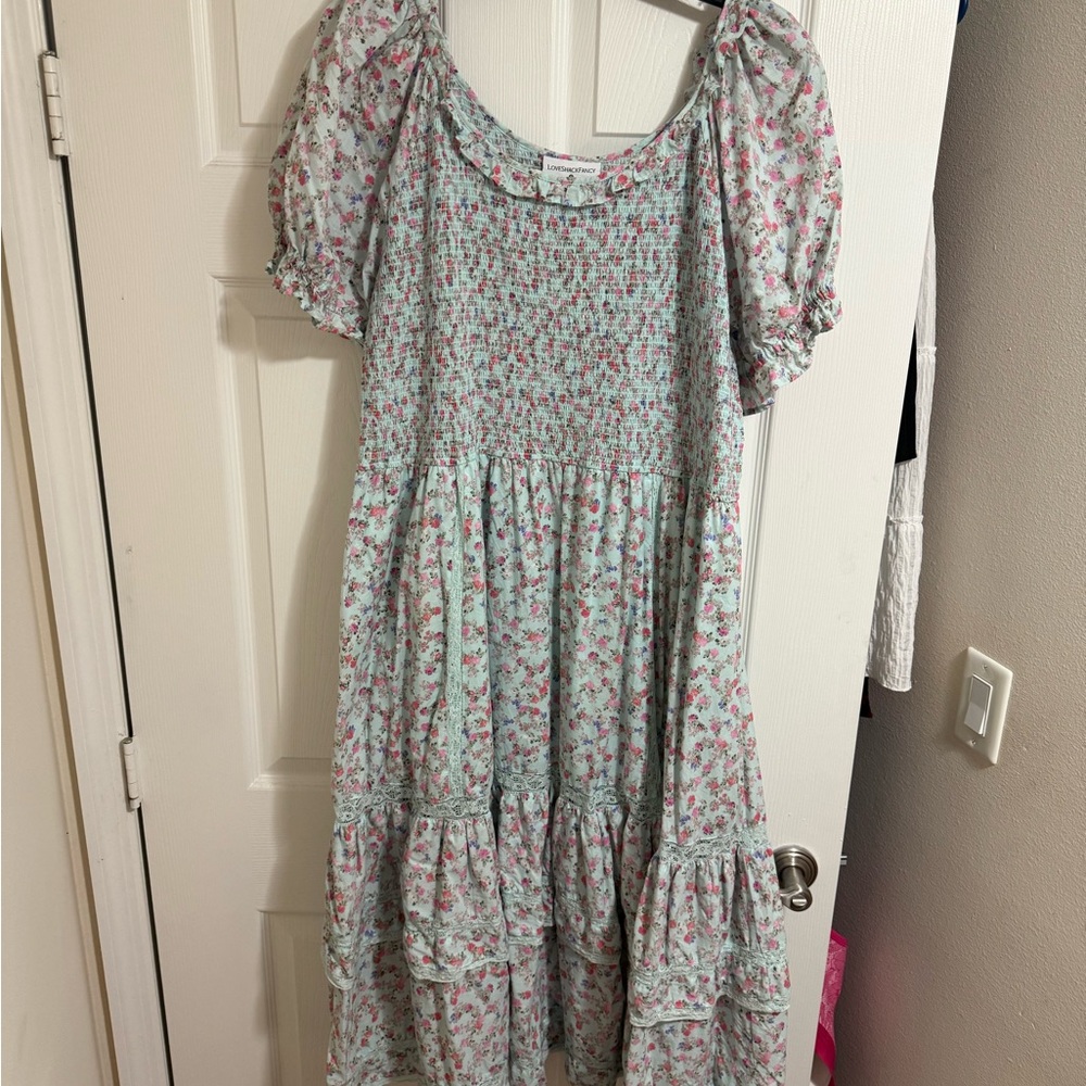 LoveShackFancy for Target Floral Smocked Dress